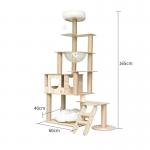 Density Board Cat Tree With Hammock Outdoor Cat Scratching Tower