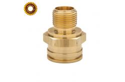 China ODM Knuckles Brass CNC Turned Parts ANSI Passivation Electroplating supplier
