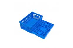 China 600*400*250 mm Virgin PP Plastic Collapsible Crates Solid Bottom Durability supplier