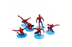 China Customized Spider Man Birthday Cake Topper Plastic Toy supplier