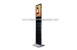 China Android Wifi Lcd Advertising Screen Digital Book Holder 300 Cd/M2 Brightness supplier