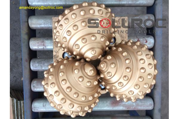 IADC API Carbide Tricone Rock Roller Bits For Exploration , High Efficiency