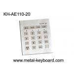 Vandal Proof Stainless steel Keyboard with 20 Keys , Door Entry Keypad for sale