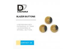 China High Durability Navy Blazer Coat Buttons For Single - Breasted Jackets supplier