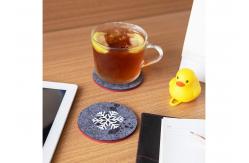 China Home Decor Double Sided Absorbent Felt Drink Coasters supplier