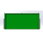 Garbage Management Recycling Front Lift Bin Industrial Waste Skip Dumpster Container for sale