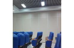 China Acoustic Operable Movable Walls Sliding Folding Room Divider Partitions For Auditorium supplier