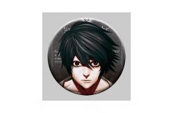 China Custom 3d Pins 58mm Lenticular Anime Button 3d Badge supplier