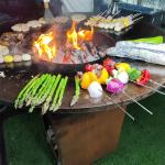 CE Barbecue In Corten Anti Corrosion Fire Pit Barbecue 500mm for sale