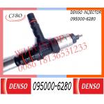 Common Rail Injector Diesel Fuel Pump Injection 095000-6280 6219-11-3100 WA800-3 For KOMATSU 6219113100 for sale