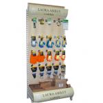 Retail Shop Glove Display Stand , Slatwall Display Fixture For Garden Tools for sale