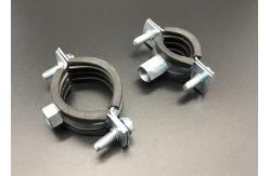 China Custom Electrical Zinc Quick Release EPDM Rubber Pipe Clamp supplier