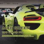 K114 Acid Green TPU Color Car Paint Protection Film Scratch Anti PPF for sale