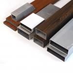 6063 Square Aluminium Extrusion Wood Simulated Surface Aluminium Extrusions Price for sale