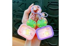 China Beaver Tower Custom NFC Keychain Night Light Keychain PVC And Alloy Cute supplier