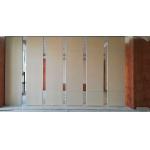 Sliding Aluminium Roller Soundproof Partition Wall Melamine Surface 4m Height