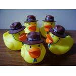 Phthalates Free Personalised Rubber Duck With Hat / Geologist / Desert Driver Design