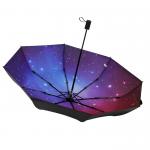 China Ladies Manual Open Super Mini pongee 3 Folding Umbrella for sale