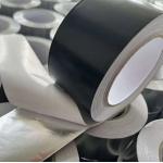 Aluminum Foil Adhesive Tape Black Lacquered With Solvent Acrylic Adhesive for sale