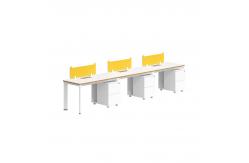 China White Workstation Desk Office Furniture Modular 1 2 6 People Office Table supplier