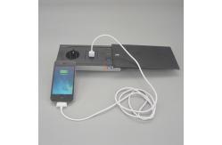 China Multimedia Office Table Mounted Power Data Outlet USB 3.0 Slip Cover supplier