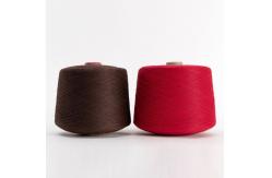 China Smooth Surface Hank Semi Dull Polyester Yarn 40 / 2 50 / 3 Good Elasticity supplier