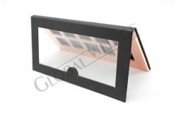 China 10 pan Empty Eye Shadow Palette CMYK PMS Pantone Printing With Magnet Sheet supplier