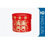 Plain Customized Recycled Round Logo Printing Red Cardboard Tubes For Packaging for sale