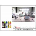 0.75KW Liquid Filling And Capping Machine / Aerosol Paint Can Filling Machine