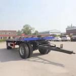 CIMC 1/ 2 Axle High Tense Steel 6.5-9.5m Length Load Capacity 20-30 Tons Flatbed With Moving Turn Full Truck for sale