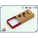 FSC Kraft Paperboard Drawer Christmas Packaging Sliding Paper Box for sale