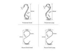 China Nickel Plating Steel S Hooks Paint Can Holder Decorative supplier