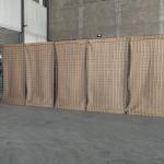 3.7mm Gabion Hesco Mil 7 Military Sand  Wall For Coastal Erosion for sale
