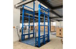 China Industrial Warehouse Hydraulic Cargo Lift Vertical Guide Rail Goods Elevator supplier