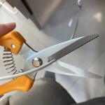 Multifunction Scissors With Ergonomic Orange Handle