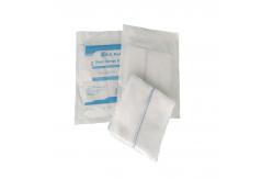 China Cotton Non Fold Edge Sterile Gauze Swabs 12 Threads Medical Gauze Pads supplier
