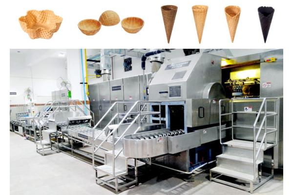 Energy Efficiency Sugar Cone Production Line PLC Controlled CE Certificate