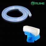 Transparent Platinum Extrusion Silicone Rubber Tube 60KN/m for sale