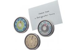China Outdoor OEM Thermometer Card Clip Thermometer Round Shape Stainless Design supplier