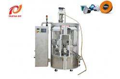 China PLC Control System Nespresso Coffee Capsule Filling And Sealing Rotary Machine supplier