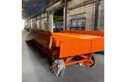 China Hand-Hydraulic Mobile Dock Leveler - Manual Adjustable Loading Ramp for Trucks & Warehouses supplier
