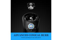 China 12 Cups Conical Burr Coffee Grinder 14 Grinding Setting Professional supplier