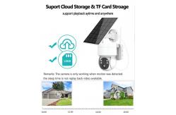 China Solar Battery Powered Outdoor Wifi PTZ Security Camera 2MP 1080p Camera supplier