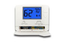 China HVAC Digital Non Programmable Thermostat Blue Backlight LCD Display supplier