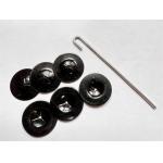 Solar Panel J Hook Square Black Color Steel Washer For Bird Guard for sale