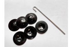 China Solar Panels Aluminum Self Locking Clips For Attaching Squirrel Guard Wire supplier