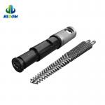 High Effiency Conical Twin Screw And Barrel For PVC Production for sale