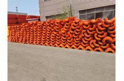 China Orange HDPE Pipe Floater For Environmental Dredging Sediment Removal Solutions supplier