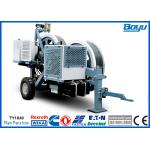 Single Conductor 40kN 4T Hydraulic Tension Stringing Equipment with German Rexroth Hydraulic Pump and Cummins Engine for sale