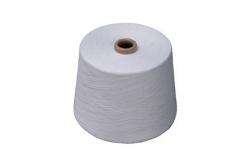 China Dyed Pattern White Polyester Yarn High Tenacity 29s/2 supplier